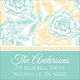 Garden Rose Square Address Labels Image 2 of 3